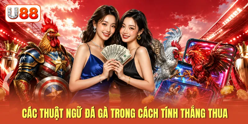 Các thuật ngữ đá gà trong cách tính thắng thua