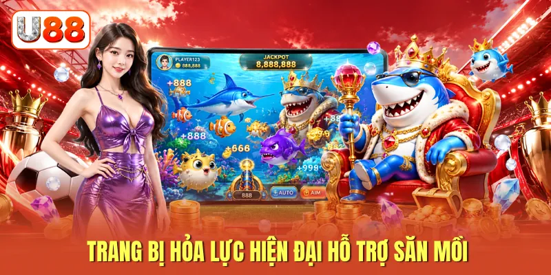 Trang bị hỏa lực hiện đại hỗ trợ săn mồi